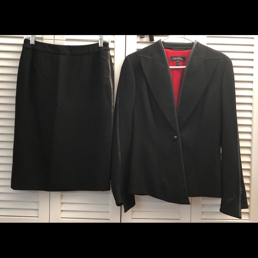 Escada  Tweed Set Skirt Suit